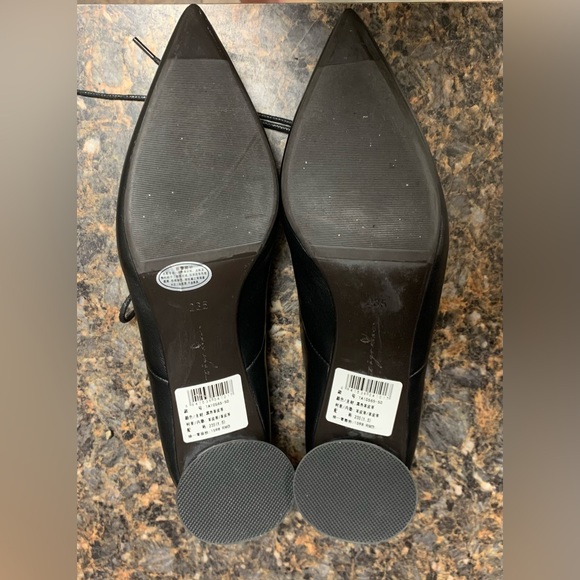 COPY - Tigrisso Black Lace up Lambskin Pointy Toe Heel size 235/EU37/US6 NWOB - Picture 7 of 7